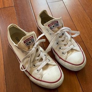 White Low Top Converse